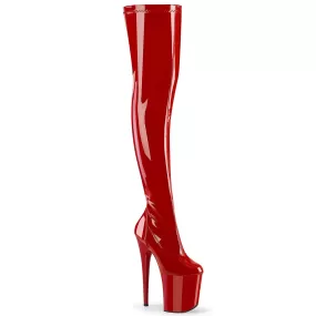 8 Inch Heel FLAMINGO-3000 Red Patent