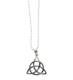 AVBeads Jewelry Triquetra Pendant on 24 Ball Chain Necklace