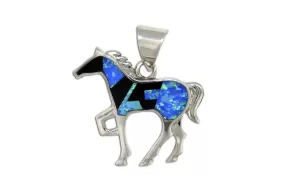 Black Beauty David Rosales Horse Pendant