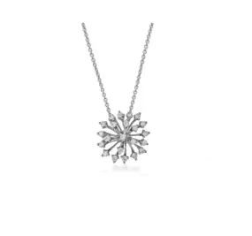 Luminus Diamond Pendant in White