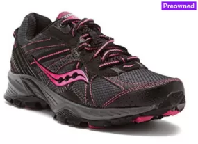 SAUCONY Women's Grid Excursion TR7 Black/Pink Trail Running - Preowned