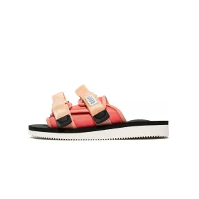 Suicoke MOTO-Cab Sandals Salmon/Black